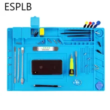 Repair Pad Insulation Heat-Resistant Soldering Station Silicon Soldering Mat Work Pad Desk Platform for BGA Soldering Station Repair Pad Insulation Heat-Resistant Soldering Station Silicon Soldering Mat Work Pad Desk Platform for BGA Soldering Station