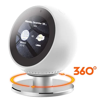 360 Degree Rotate Portable Round Storage Bracket Desktop Anti-slip Accessories Aluminum Alloy Speaker Stand For Amazon Echo Spot
360 Degree Rotate Portable Round Storage Bracket Desktop Anti-slip Accessories Aluminum Alloy Speaker Stand For Amazon Echo Spot