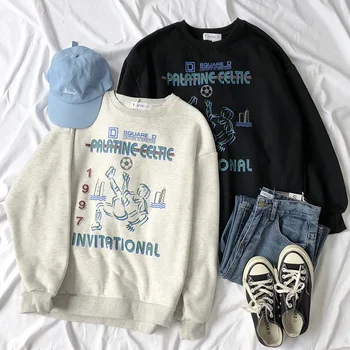 Mooirue Spring Women Sweatshirt Nostalgia Motion Behind Football Printing Winter Thickening Warm Round Neck Pullover
Mooirue Spring Women Sweatshirt Nostalgia Motion Behind Football Printing Winter Thickening Warm Round Neck Pullover