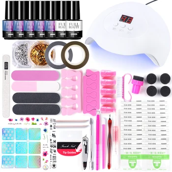 Nail Set 30W UV LED Lamp Dryer With 5pcs/10pcs Nail Gel Polish Cuticle Pusher Nail Sanding Files For Manicure Kit Tools JI1574-1
Nail Set 30W UV LED Lamp Dryer With 5pcs/10pcs Nail Gel Polish Cuticle Pusher Nail Sanding Files For Manicure Kit Tools JI1574-1