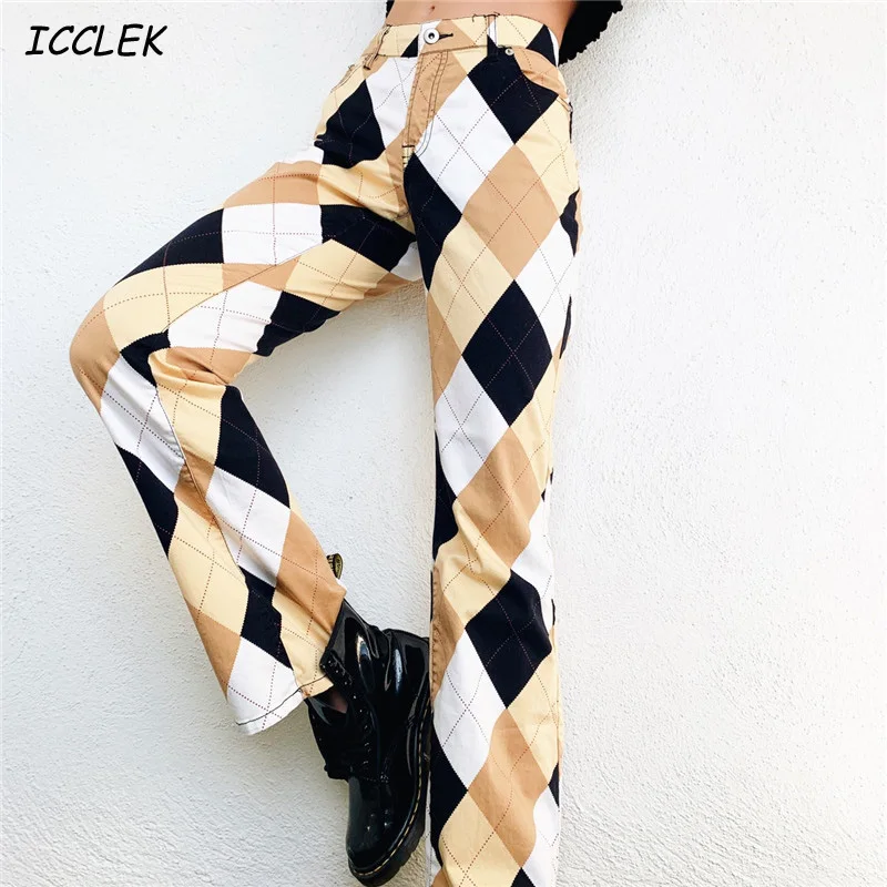 Autumn 2020 Women's Plaid Pants High Waist Harem Pants Skinny Straight Trousers Vintage Female Checked Pants Casual Office Pants
Autumn 2020 Women's Plaid Pants High Waist Harem Pants Skinny Straight Trousers Vintage Female Checked Pants Casual Office Pants