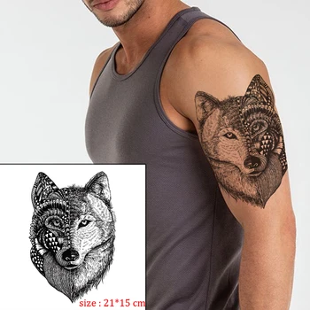 Wolf Black Leopard Tattoos Waterproof Temporary Sticker Tree Color Ferocious Animal Fake Tattoo for Men Body Art Custom Tatoos
Wolf Black Leopard Tattoos Waterproof Temporary Sticker Tree Color Ferocious Animal Fake Tattoo for Men Body Art Custom Tatoos