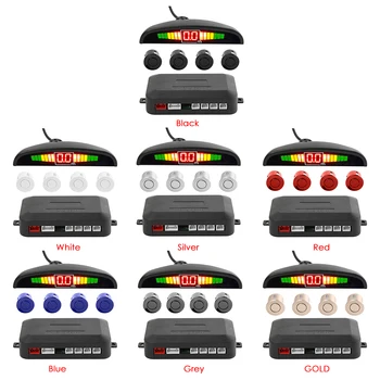 LED Detector Display Useful 4 Sensors Auto Parking Sensor Car Reverse Backup Radiolocator Monitoring System Auxiliary Alarm
LED Detector Display Useful 4 Sensors Auto Parking Sensor Car Reverse Backup Radiolocator Monitoring System Auxiliary Alarm