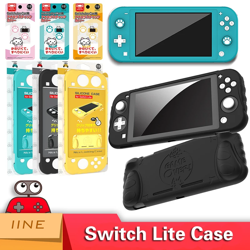 New Nintend Switch Lite Mini Case Protective Soft Silicone Hand Grip Skin Shell Cover Handle TPU Protective Silicone Case For Nintendo Swtich Lite Console Game JoyCon Joystick PC Silicone Thumbstick Cap
New Nintend Switch Lite Mini Case Protective Soft Silicone Hand Grip Skin Shell Cover Handle TPU Protective Silicone Case For Nintendo Swtich Lite Console Game JoyCon Joystick PC Silicone Thumbstick Cap