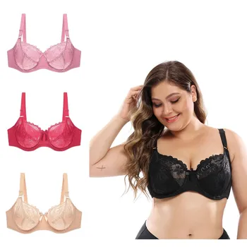 Sexy Lace Bra For Women Ultra-thin Bralette Femme Plus Size Push Up Transparent Bra Sexy Underwear Lingerie Women
Sexy Lace Bra For Women Ultra-thin Bralette Femme Plus Size Push Up Transparent Bra Sexy Underwear Lingerie Women