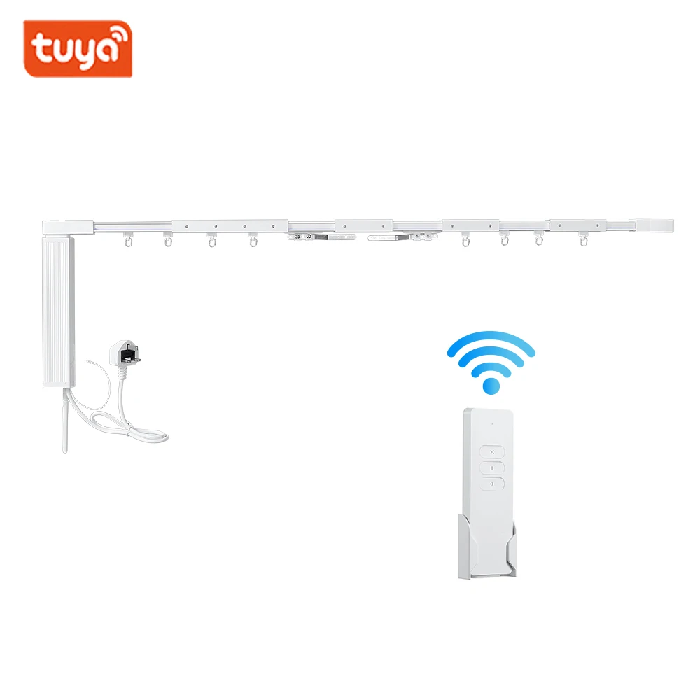 Tuya Smart Curtain Blinds Motor Wifi With Track Work with Alexa Google Home Control RF Control Electric Stage Curtains
Tuya Smart Curtain Blinds Motor Wifi With Track Work with Alexa Google Home Control RF Control Electric Stage Curtains