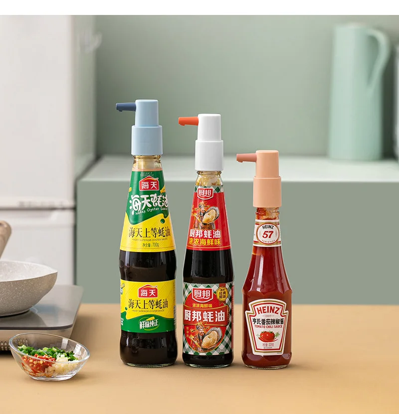 Generic Ketchup Pump Syrup Pump Sauce Nozzle PushType Sauce Pressure Bottle Oyster Vinegar