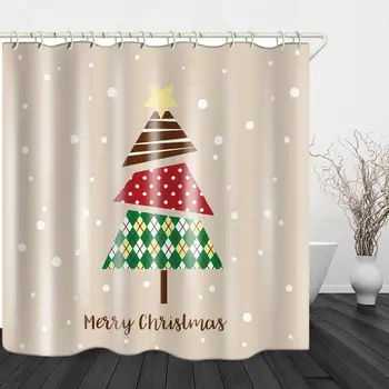 Multicolored Christmas Tree Print Shower Curtain Waterproof Polyester Cloth & Rustproof Copper Buckle Non-Pollution 71 x71
Multicolored Christmas Tree Print Shower Curtain Waterproof Polyester Cloth & Rustproof Copper Buckle Non-Pollution 71 x71