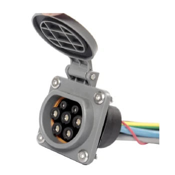 Type 2 EV Charger Female Socket for EV Charging Station EVSE 32A 16A 3 Phase IEC 62196-2 with Cover
Type 2 EV Charger Female Socket for EV Charging Station EVSE 32A 16A 3 Phase IEC 62196-2 with Cover