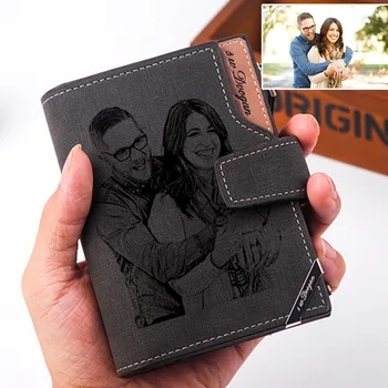 Men's Short Photo Wallet Fashion Luxury Brand Designer Personalized Wallets Purse Gifts for Men Husband with Zipper Coin Pocket 
Men's Short Photo Wallet Fashion Luxury Brand Designer Personalized Wallets Purse Gifts for Men Husband with Zipper Coin Pocket