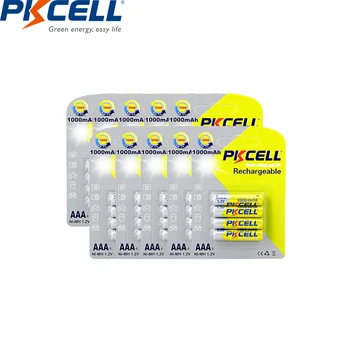 PKCELL 40PCS NIMH battery AAA 1000MAH rechargeable batteries AAA rechargea aaa ni-mh batteries battery rechargea for flashlight
PKCELL 40PCS NIMH battery AAA 1000MAH rechargeable batteries AAA rechargea aaa ni-mh batteries battery rechargea for flashlight