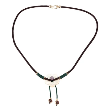 National Wind Clavicle Chain Simple Clavicle Short Necklace Shell Flower Clavicle Chain 
National Wind Clavicle Chain Simple Clavicle Short Necklace Shell Flower Clavicle Chain