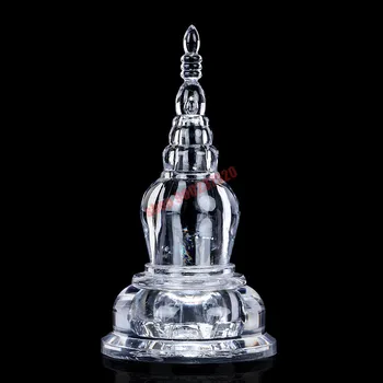 Stupa, Bodhi tower, crystal, Buddha's pagoda, Buddhist articles, ornaments, household collection pagoda, small gawu box
Stupa, Bodhi tower, crystal, Buddha's pagoda, Buddhist articles, ornaments, household collection pagoda, small gawu box