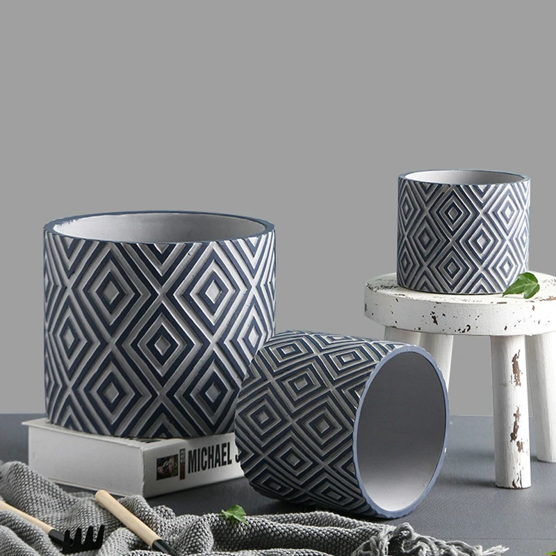 Nordic simple succulent creative cement flower pot geometric square pattern pattern personalized round furniture ornaments pot
Nordic simple succulent creative cement flower pot geometric square pattern pattern personalized round furniture ornaments pot