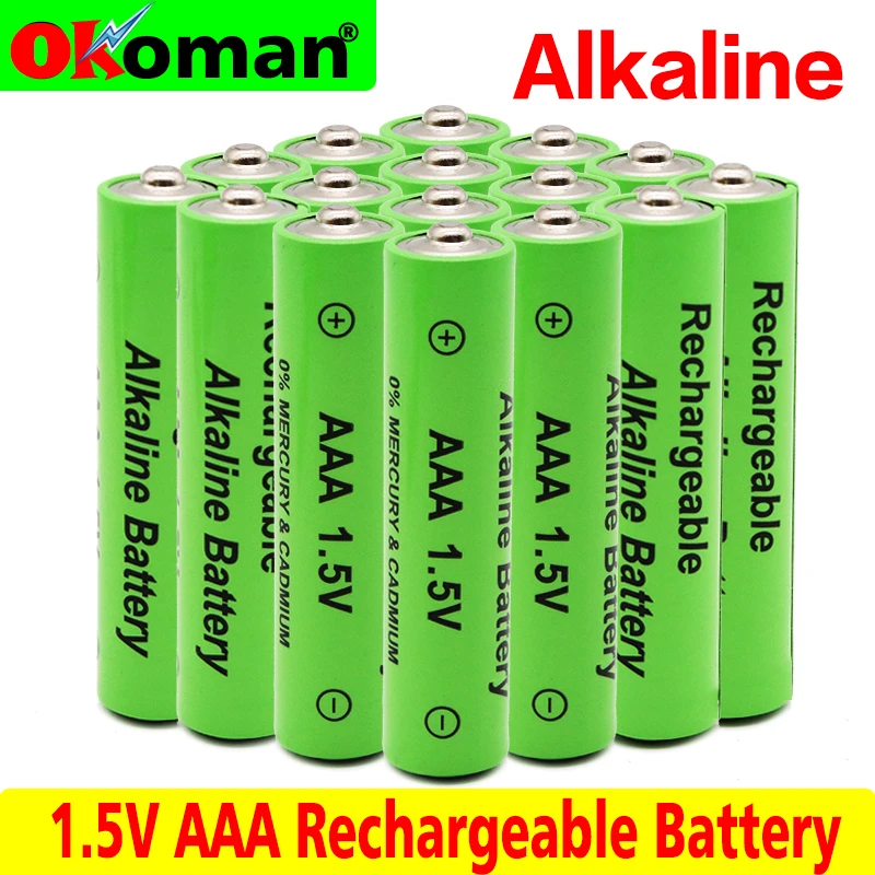 4-50pcs/lot New AAA Battery 2100mah 1.5V Alkaline AAA rechargeable battery for Remote Control Toy light Battery free shipping
4-50pcs/lot New AAA Battery 2100mah 1.5V Alkaline AAA rechargeable battery for Remote Control Toy light Battery free shipping