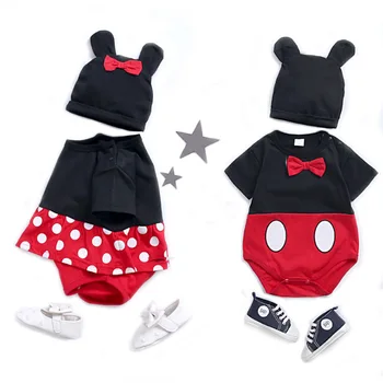 Cartoon Mickey Minnie Baby Girls Clothing Sets For Baby Boys 2020 Toddler Baby Jumpsuit+Hats 2Pcs Cute Kid Clothes
Cartoon Mickey Minnie Baby Girls Clothing Sets For Baby Boys 2020 Toddler Baby Jumpsuit+Hats 2Pcs Cute Kid Clothes