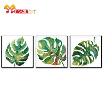 Cross stitch kits Embroidery needlework sets 11CT water soluble canvas patterns 14CT Floral style Green leaf-NCMF204
Cross stitch kits Embroidery needlework sets 11CT water soluble canvas patterns 14CT Floral style Green leaf-NCMF204