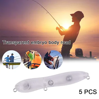 5pcs Unpainted Fishing Lure Body Trolling Top Water Transparent lures Fishing Accessories BHD2
5pcs Unpainted Fishing Lure Body Trolling Top Water Transparent lures Fishing Accessories BHD2