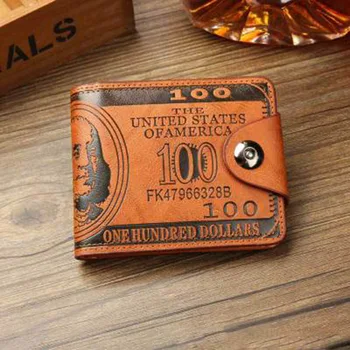 Men Magnetic Buckle Dollar Pattern Multi-pockets Men Wallet Short Coin Purse Cards Holder New 
Men Magnetic Buckle Dollar Pattern Multi-pockets Men Wallet Short Coin Purse Cards Holder New