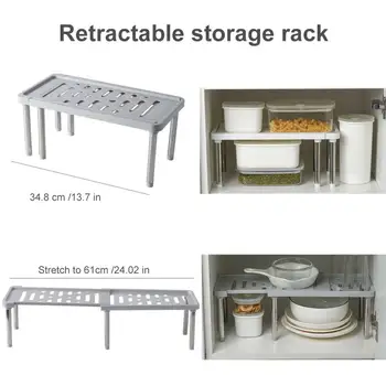 Kitchen Storage Rack Detachable Dishes Seasoning Layered Large Bearing Capacity Retractable
Kitchen Storage Rack Detachable Dishes Seasoning Layered Large Bearing Capacity Retractable