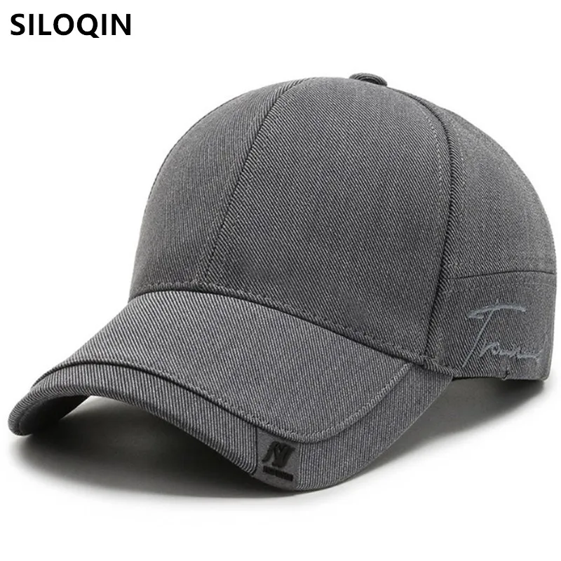 SILOQIN Adjustable Size Cotton Baseball Caps For Men New Spring Snapback Cap ins Trend Casual Sports Cap Tongue Cap Black Hat
SILOQIN Adjustable Size Cotton Baseball Caps For Men New Spring Snapback Cap ins Trend Casual Sports Cap Tongue Cap Black Hat