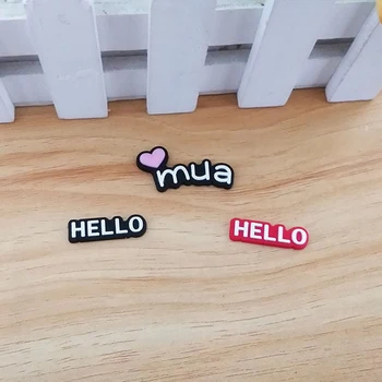 10Pcs Cute HeLLO MUA Letter Rubber Flatback Cabochon Kawaii DIY Kids Hair Bows Accessories Scrapbooking Crafts
10Pcs Cute HeLLO MUA Letter Rubber Flatback Cabochon Kawaii DIY Kids Hair Bows Accessories Scrapbooking Crafts