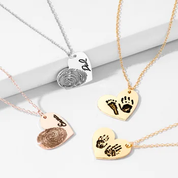 Fingerprint heart medalion palm year necklace letter initial necklace collier ketting gold chain necklace chain angel necklace
Fingerprint heart medalion palm year necklace letter initial necklace collier ketting gold chain necklace chain angel necklace
