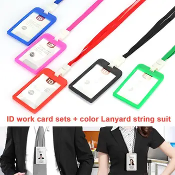 ID Card Holder Office Workplace Driver License Labels Badge Holders with Lanyard Plastic Portable Durable ID Holder Case
ID Card Holder Office Workplace Driver License Labels Badge Holders with Lanyard Plastic Portable Durable ID Holder Case