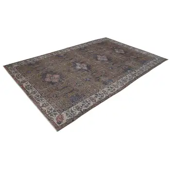 192x293 Cm Brown Handmade Bohemian Rug-6x10 Ft
192x293 Cm Brown Handmade Bohemian Rug-6x10 Ft