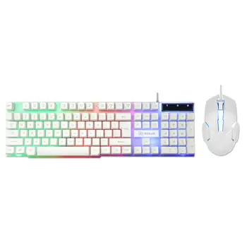 Gaming keyboard and mouse wired keyboard and backlit keyboard Russian Gamer kit silent gaming mouse set for PC laptop
Gaming keyboard and mouse wired keyboard and backlit keyboard Russian Gamer kit silent gaming mouse set for PC laptop