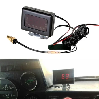Universal Car Digital Water Temperature Gauge Kit + Temp Sensor Plug 16MM 12/24V for Car Engine
Universal Car Digital Water Temperature Gauge Kit + Temp Sensor Plug 16MM 12/24V for Car Engine