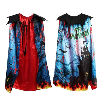Foreign Trade Spot Cross-Border E-Commerce Supply Halloween Dress Children's Double-Layer Printed Cloak Cloak
Foreign Trade Spot Cross-Border E-Commerce Supply Halloween Dress Children's Double-Layer Printed Cloak Cloak
