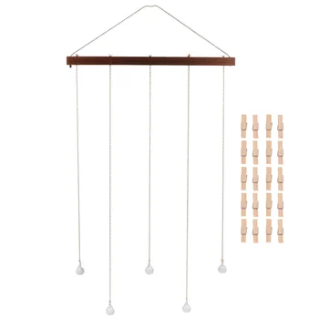 1PC Photos Display Pendant Wall Strings Hanger Tassel Design Decoration Postcard Picture Fixator with 20 Clips Brown
1PC Photos Display Pendant Wall Strings Hanger Tassel Design Decoration Postcard Picture Fixator with 20 Clips Brown