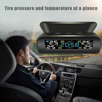 Monitoring Alarm System with Clock Monitoring Tyre Temperature Alarm System Solar Car TPMS Auto Tire Pressure Temp
Monitoring Alarm System with Clock Monitoring Tyre Temperature Alarm System Solar Car TPMS Auto Tire Pressure Temp