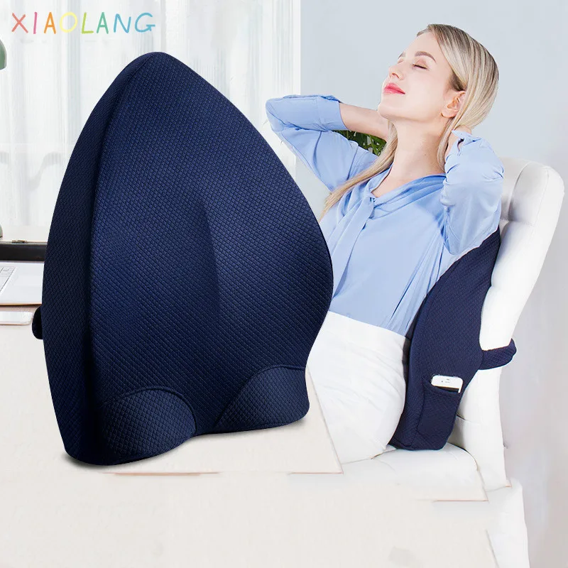 1 Pack Orthopedics Chair Back Pillow Air Layer Lining with Straps Memory Foam Lumbar Suooprt Relieve Lower Back Pain Pillow
1 Pack Orthopedics Chair Back Pillow Air Layer Lining with Straps Memory Foam Lumbar Suooprt Relieve Lower Back Pain Pillow