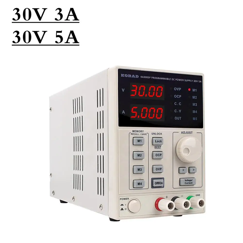KA3003P/KA3005P Lab Power Supply Laboratory Adjustable Professional Programmable Voltage Current Regulator Connectable to Comput
KA3003P/KA3005P Lab Power Supply Laboratory Adjustable Professional Programmable Voltage Current Regulator Connectable to Comput