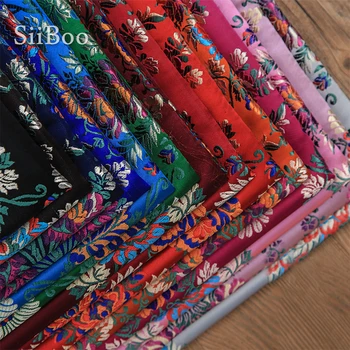 Italy retro style high density multi-color floral embroidery jacquard brocade fabric for DIY bag shoes tecidos stoffe SP6057 
Italy retro style high density multi-color floral embroidery jacquard brocade fabric for DIY bag shoes tecidos stoffe SP6057