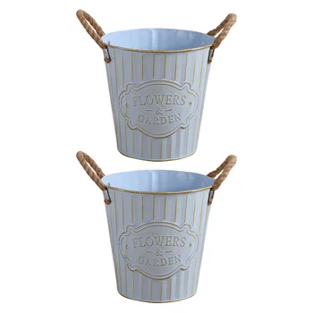 2pcs Home Flower Bucket Durable Delicate Iron Flower Pot Flower Container Plant Vase for Balcony Home Garden
2pcs Home Flower Bucket Durable Delicate Iron Flower Pot Flower Container Plant Vase for Balcony Home Garden