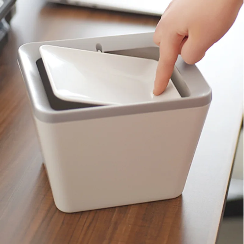Mini Table Rocking Cover Plastic Trash Can Dustbin Sundries Car Garbage Can Desktop Trash Dust Bathroom Household Garbage Bin Ho
Mini Table Rocking Cover Plastic Trash Can Dustbin Sundries Car Garbage Can Desktop Trash Dust Bathroom Household Garbage Bin Ho