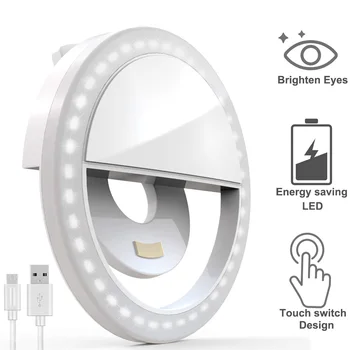 Mobile Phone Light Clip Selfie LED Auto Flash For Cell Phone Smartphone Round Portable Selfie Fill Flashlight Makeup Mirror
Mobile Phone Light Clip Selfie LED Auto Flash For Cell Phone Smartphone Round Portable Selfie Fill Flashlight Makeup Mirror