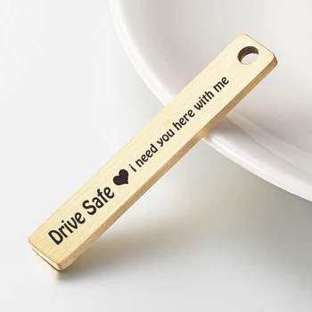 Custom Laser Engraved Key chain For Car Logo Name Stainless Steel Personalized Gift Anti-lost Keyring Key Chain Ring Dog Tag
Custom Laser Engraved Key chain For Car Logo Name Stainless Steel Personalized Gift Anti-lost Keyring Key Chain Ring Dog Tag