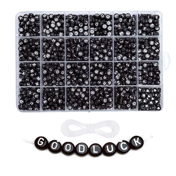 1200Pcs Round Acrylic Letter Beads Set for Kid Bracelets Necklace Making Beaded Material Plastic Alphabet Beads Boxs
1200Pcs Round Acrylic Letter Beads Set for Kid Bracelets Necklace Making Beaded Material Plastic Alphabet Beads Boxs