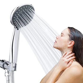High Pressure Handheld Shower Head Set with Powerful Shower Spray Multi-functions with Hose Kit SNO88
High Pressure Handheld Shower Head Set with Powerful Shower Spray Multi-functions with Hose Kit SNO88