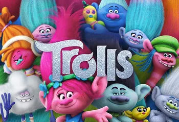 

Trolls backdrop photography polyester portrait children photo-shots backgrounds for photographic studio props photophone lv-777