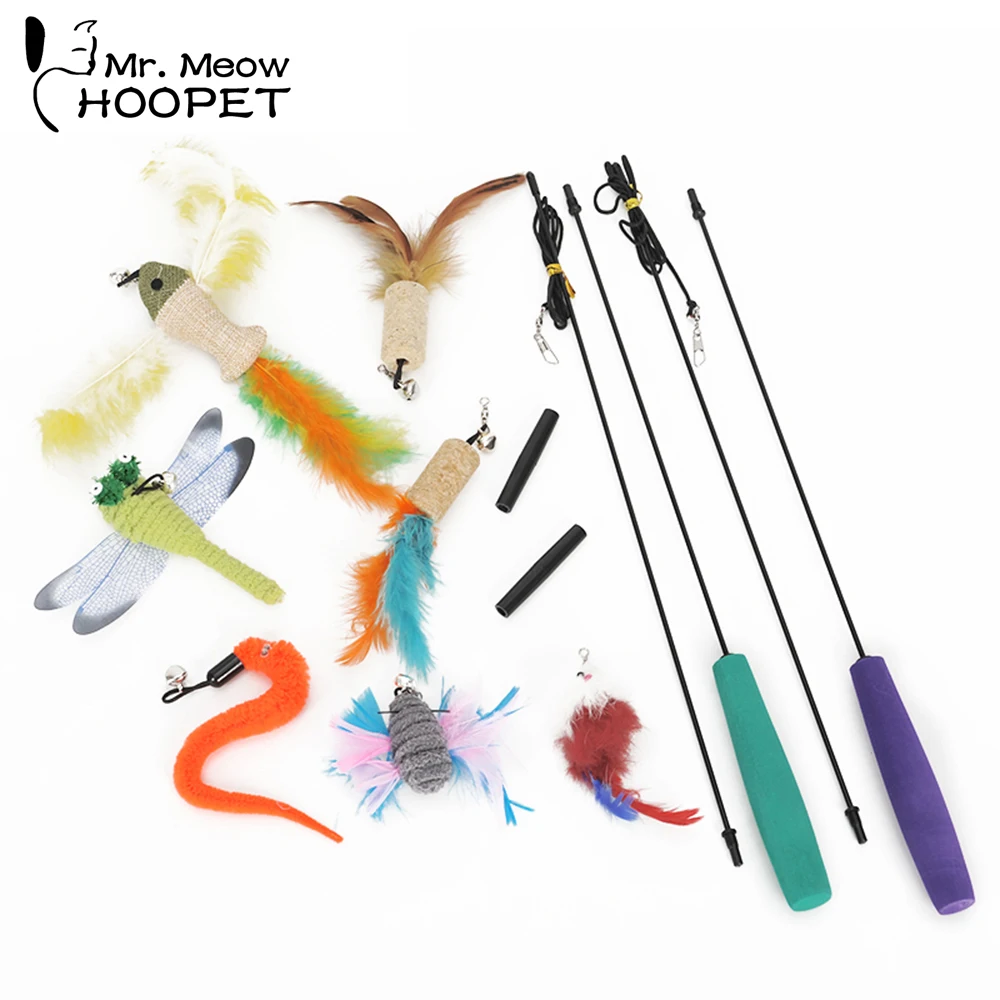 Hoopet Pet Cat Toy Teaser Multi Color Bird Feather Goods Toys for Cats Cat Catcher Teaser Stick Toys Cat Supplies
Hoopet Pet Cat Toy Teaser Multi Color Bird Feather Goods Toys for Cats Cat Catcher Teaser Stick Toys Cat Supplies