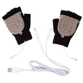 Winter Kids Glove USB Full Half Heated Mitten Fingerless Heating Knitting Hands New
Winter Kids Glove USB Full Half Heated Mitten Fingerless Heating Knitting Hands New