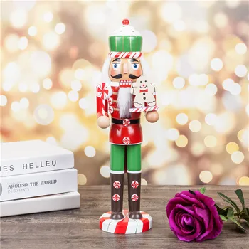 35cm Wood Nutcracker Puppet Soldier Shape Classic Hand Painting Puppet Home Office Mall Window Decor Christmas Gift Kids Toy 
35cm Wood Nutcracker Puppet Soldier Shape Classic Hand Painting Puppet Home Office Mall Window Decor Christmas Gift Kids Toy