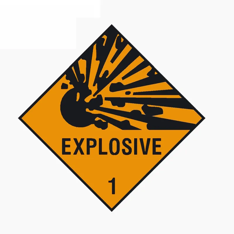 EXPLOSIVE WARNING NOTICE Warning Mark Personality Car Window Decal Reflective Car Sticker,10cm*10cm
EXPLOSIVE WARNING NOTICE Warning Mark Personality Car Window Decal Reflective Car Sticker,10cm*10cm