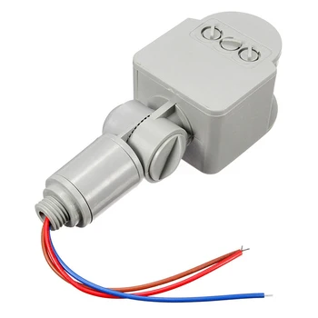 140 ° Gray Motion Sensor Detector Wall Light Lamp LED Outdoor AC 85-265V Infrared PIR Attachment Lighting Accessories
140 ° Gray Motion Sensor Detector Wall Light Lamp LED Outdoor AC 85-265V Infrared PIR Attachment Lighting Accessories