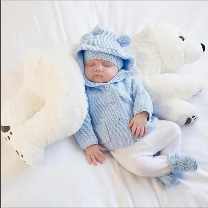 Newborn Baby Pillow Polar Bear Plush Stuffed Toy Animals Kawaii Plush Doll Baby Soft Toy Kids InsToys For Children's Room Decor
Newborn Baby Pillow Polar Bear Plush Stuffed Toy Animals Kawaii Plush Doll Baby Soft Toy Kids InsToys For Children's Room Decor